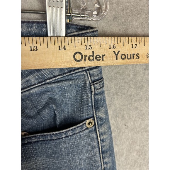 Marc Jacobs Women’s Sz 28 Angela 001 Low Rise Bootcut Stretch Denim Jeans Blue - Picture 5 of 13
